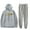 Grey, variant on Happy Gilmore 2 Subway Men/Women Fall Suit Hoodies Sportswear Hooded Ankle Banded Pant Two Piece Set
