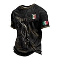 thumbnail image 2 of 2026 New Mexico Soccer Jersey Adult, Mexican Jersey Soccer T-Shirt, Mexico National Team Pattern Crew Neck Short Sleeve Athletic Casual Football Top for Adult, 2 of 6