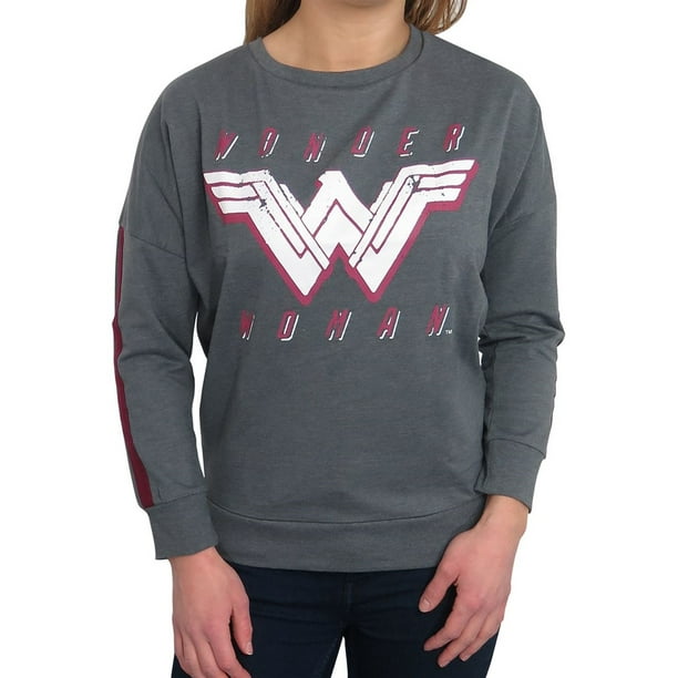 Wonder Woman Dye Heather Women's Sweatshirt-Large 