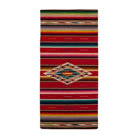 Soft Beach Towel CafePress - Southwest Red Saltillo Serape - Large Beach Towel, Soft 30