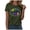 Dark Green, variant on HCNTES Mardi Gras Shirt for Women It's Mardi Gras Yall Shirts Funny Carnival Outfit Tshirts New Orleans Party V Neck Tee Tops(Size:S)
