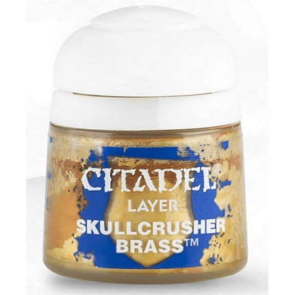 Games Workshop Citadel Layer Paint: Skullcrusher Brass (12ml)