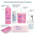thumbnail image 3 of Caribbean Gem Jewelry Cleaner 16oz, Includes Basket 8oz, Brush, Polishing Cream, White, 1 Count, 3 of 8