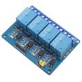 thumbnail image 1 of Módulo De Relé De 4 Canales, Módulo De Relé Componentes Electrónicos Proceso De Precisión Aislamiento De Optoacoplador Para El Hogar Para Reparación Para La Industria ANGGREK Low Level Trigger, 1 of 8