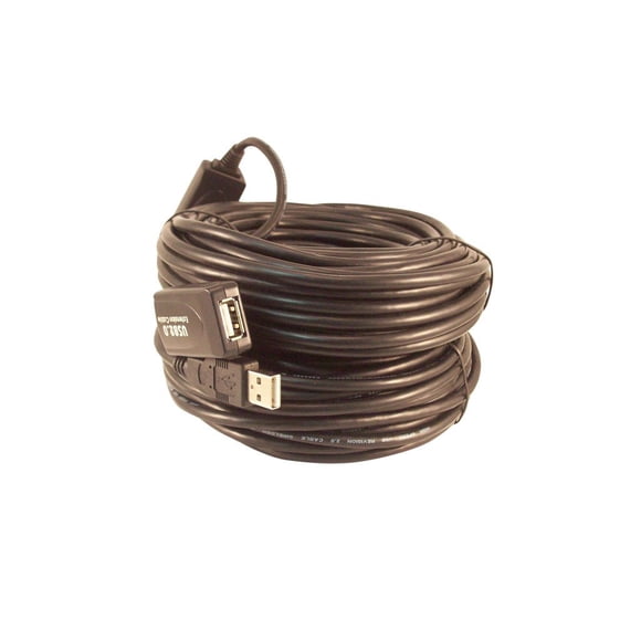 Your Cable Store Cable de extensión/repetidor activo USB 2.0 de alta velocidad de 80 pies, no para cámaras web HD