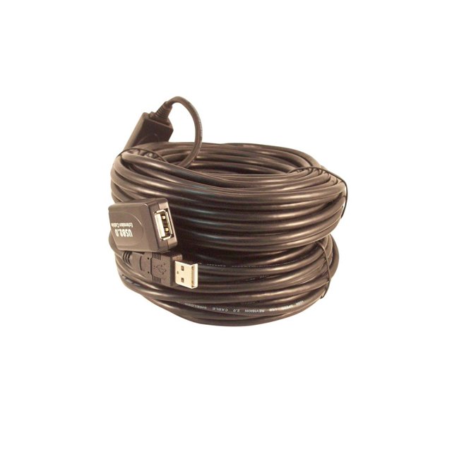 Your Cable Store Cable de extensión/repetidor activo USB 2.0 de alta velocidad de 80 pies, no para cámaras web HD