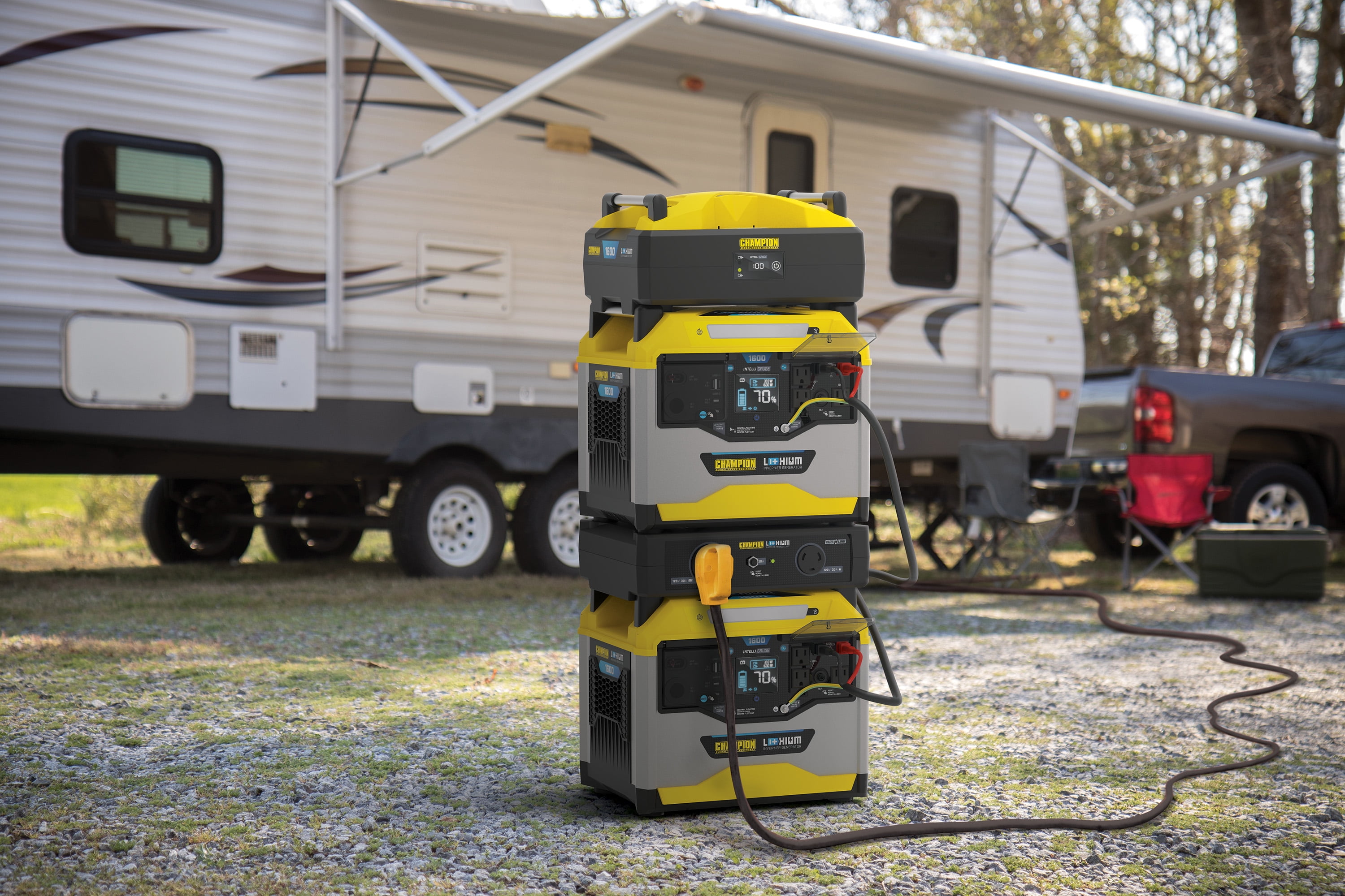 Champion Power Equipment Lithium Series 30-Amp RV Ready Parallel Kit for Linking Paralink Ready Power Stations
