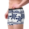 thumbnail image 4 of Disketp Sea Underwater Turtles Men'S Boxer Briefs,Soft And Breathable Cotton Underwear With Comfortflex Waistband, 4 of 8