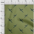 thumbnail image 1 of oneOone Silk Tabby Fabric Bird Block Print Sewing Fabric BTY 42 Inch Wide, 1 of 4