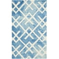 thumbnail image 2 of Safavieh Dip Dye Seanna Distressed Area Rug, Blue/Ivory, 3' x 5', 2 of 7