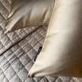 thumbnail image 5 of The HomeCentric Decorative Lumbar Pillow Cover Champagne Pack Of 2, 20"x26" (50x65 cm) Satin Solid Oblong Pillow Cover, Solid Modern Cushion Cover Style - Champagne Slub Satin, 5 of 13