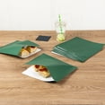 thumbnail image 3 of Restaurantware-Bag Tek 10 x 9 Inch Double Open Bags, 100 Large Deli Paper Sheets - Disposable, Greaseproof, Forest Green Paper Deli Wrap Liners, For Snacks, Cookies, And More, 3 of 11