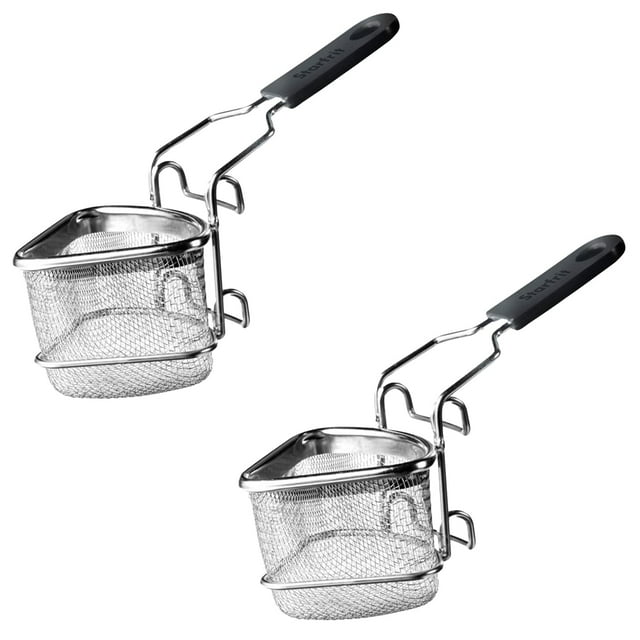 Starfrit - Ensemble de 2 Paniers de Cuisson pour Fondue en Acier Inoxydable