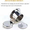 thumbnail image 5 of 4X Vietnamese Coffee Filter Coffee Press Maker Reusable Phin Infuser Strainer Pot Coffee Drip Brewer Manual Coffee, 5 of 7