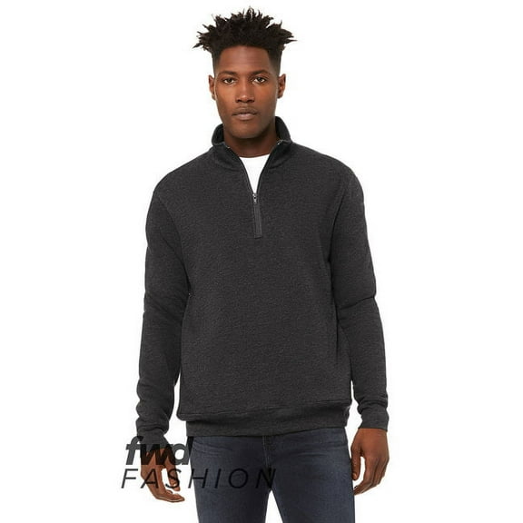 Bella Canvas 3740C FWD Fashion Unisex Quarter Zip Pullover Fleece