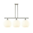 thumbnail image 3 of Innovations Lighting - White Venetian - 3 Light Stem Hung Island In Modern, 3 of 7