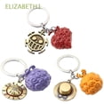 thumbnail image 2 of ELIZABETH1 Para los fans Llavero de fruta del diablo Joyas de llavero La Ley del as Llavero Luffy Accesorios de automóviles Juguetes Colgante de bolsa Llavero Especial Llavero de, 2 of 4