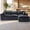 Gray, variant on Eastvita Modular Sectional Couches for Living Room 108" Cloud Couch 4 Seater l-Shaped Chenille Sofa Movable Gray