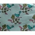 thumbnail image 4 of oneOone Georgette Viscose Fabric Leaves|Bird & Floral Block Fabric Prints By Yard 42 Inch Wide, 4 of 4