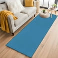 thumbnail image 3 of Wave Ride Area Rugs 2x6 for Kitchen Runner Rug, Farmhouse Solid Blue Color Modern Art Non Slip Washable Rug Runner, Low Pile Indoor Floor Carpet Mat Bathroom Rugs for Bedroom, Kids Room, 3 of 9