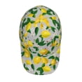 thumbnail image 3 of Goofa Lemon Seamless Pattern Oil Painting Effect Printed Baseball Cap for Men and Women - Adjustable Unisex Hat for Sports and Casual Wear,Sun protection Casual Outdoor Everyday Fashion Cap, 3 of 9