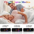 thumbnail image 4 of Projection Alarm Clock, Digital Clock with 180° Rotatable Projector, 2-Level Brightness Dimmer, Clear LED Display, USB Charger, 4 of 6