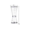 thumbnail image 2 of Vaso Medidor Para Cócteles Onzas Acrilico Xtellar transparente, 2 of 4
