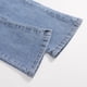thumbnail image 5 of Odeerbi 2-10 Años Niñas Pantalones Vaqueros de Cintura Alta Acampanados Color Sólido Ligeramente Elásticos, 5 of 9