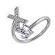 thumbnail image 3 of Anillo ajustable Qarigey Cobre con letras mayúsculas joyería decorativa, 3 of 5