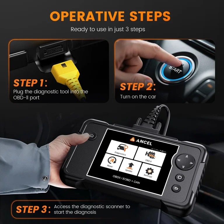 ANCEL FX2000 PRO (Upgrade of FX2000) OBD2 Scanner Diagnostic ABS