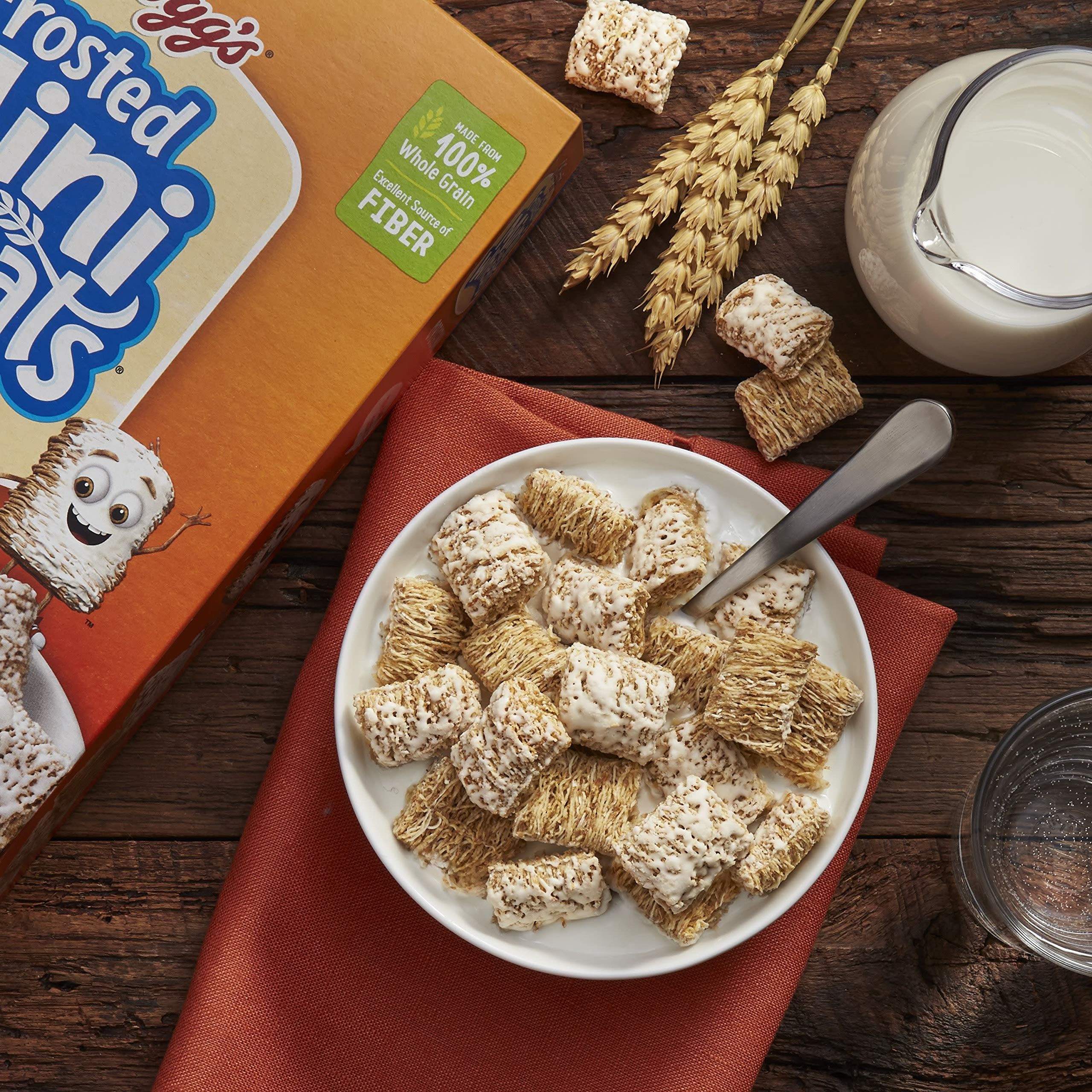 Kellogg's Frosted Mini-Wheats Breakfast Cereal Original - 24 oz (Pack of 8)