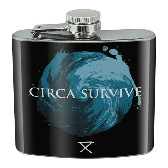 Circa Survive Eye of the Storm Stainless Steel 5oz Hip Drink Kidney Flask