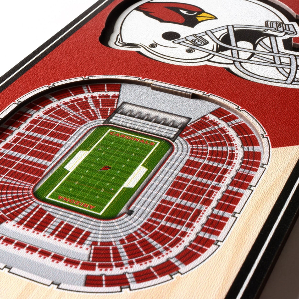 Arizona Cardinals 6'' x 19'' 3D StadiumView Banner
