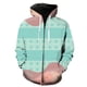 thumbnail image 1 of Sudadera con capucha y cremallera para hombre, diseño abstracto de hojas de plantas, estilo hip hop, ropa de calle de primavera, chaquetas de gran tamaño con capucha para adolescentes., 1 of 6