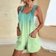 thumbnail image 1 of MKLEKYY Mono Corto de Verano para Mujer, Informal, A La Moda, con Estampado de Bolsillos, Pantalones Cortos, 1 of 4