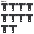thumbnail image 1 of 10Pcs Corner Braces Waterproof High Strength Multipurpose T/L Shaped Flat Joint Angle Brackets for Closet Cabinet Windows, 1 of 10