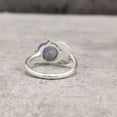 thumbnail image 6 of Natural Tanzanite Ring, Raw Tanzanite Gemstone Ring, December Birthstone, Crescent Moon, 925 Sterling Silver, Womens Ring, Christmas, Thanksgiving, Handmade, Statement Jewelry, Rough Gemstone Jewelry, 6 of 6