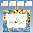 thumbnail image 1 of Almohadilla de graffiti, almohadilla de pintura de lienzo de agua, manta de pintura al agua, tablero de dibujo al agua, juguetes educativos para niños 100X80, 1 of 3
