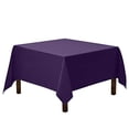 thumbnail image 2 of gee Di Moda Nappe Carrée - 85 x 85 Pouces - Nappe Carrée Violette pour Tables Carrées Ou Rondes en Polyester Lavable - Idéal pour Table Buffet, Fêtes, Dîner de Vacances, Mariage et Plus, 2 of 4