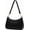 Black, variant on Clutch Tote Handbags with 2 Removable Straps and Zipper Closure Crossbody Bags Shoulder Purse Handbag for Women