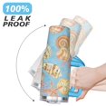 thumbnail image 6 of 40oz Cute Colorful Starfish Stainless Steel Flip Straw Tumbler Spill Proof Travel Cup Double Wall Vacuum Insulated Coffee Mug with Top Handle, 6 of 6
