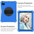 thumbnail image 2 of Dteck Case for iPad Pro 11-inch 3rd Generation/Pro 11" 2020/2018,Shockproof EVA Hybrid Hand Pull 360 Rotatable Kickstand Cover for iPad Air 4th Gen 10.9" with Adjustable Shoulder Strap,Blue+Black, 2 of 6