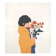 thumbnail image 6 of Yayeee Magnetic Dishwasher Cover for The Front Decoration Home Kitchen Machine Sticker Protector, Cartoon Flowers, 6 of 6