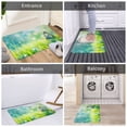 thumbnail image 5 of Haiem green grass and butterfly Pattern Front Door Mat Indoor Outdoor Entrance, Waterproof All-Season, All-Weather Doormat, Durable Flannel Fabric, Fade Resistant, Low Profile, 16x24in, 5 of 7