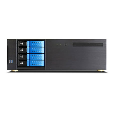 - iStarUSA D-340HN-DT 3U mATX 4x3.5-lnch Bay Trayless Hotswap Chassis Blue
