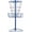 Blue, variant on Yaheetech Disc Golf Basket Portable Disc Golf Practice Set 12/24 Chain w/Basket Target and Double Steel Chains for Outdoor