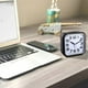 thumbnail image 3 of Silent Analog Alarm Clock Non Ticking, Gentle Wake, Beep Sounds, Increasing Volume, Battery Operated,Black, 3 of 4