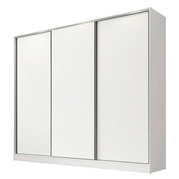 Ropero Closet Madesa Royale 3 Puertas Corredizas Blanco 1