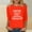 Orange, variant on Jienlioq Cute Tops for Women Women's Fashion Casual Color Letters Printing Round Neck 3/4 Sleeve T-Shirt Tops Blouse Black Friday Deals