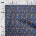 thumbnail image 1 of oneOone Tissu Jersey Viscose Feuilles & Floral Imprimé au Mètre 60 Pouces de Large, 1 of 4
